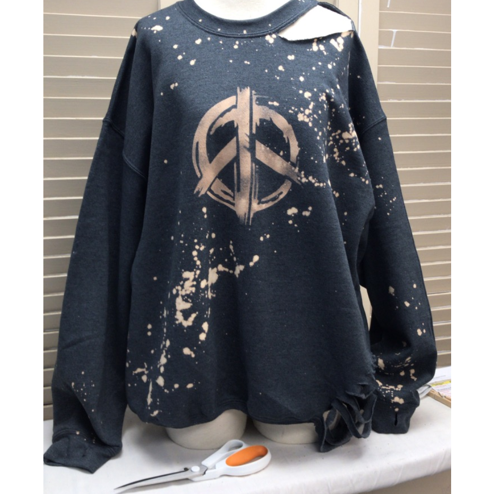painted peace splatter