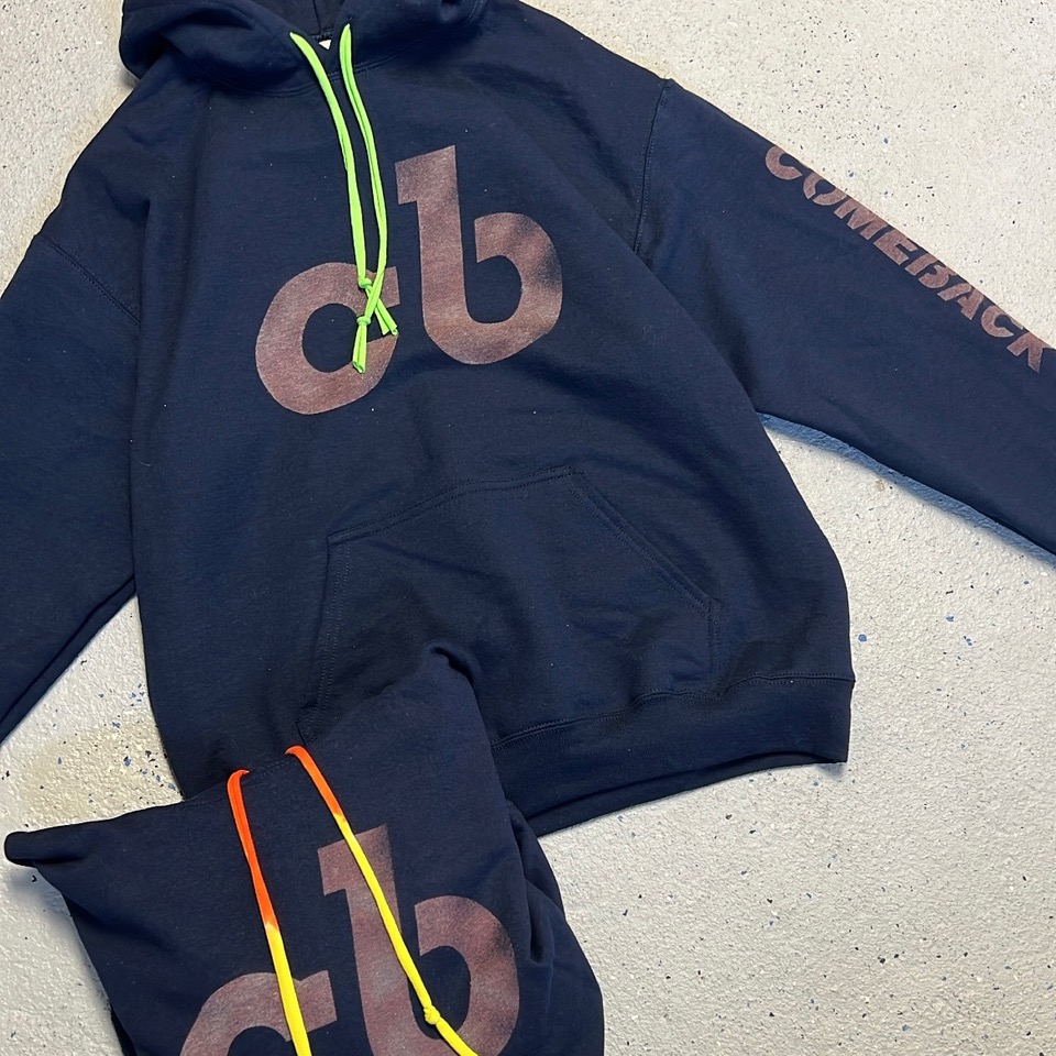 comeback front logo hoodie