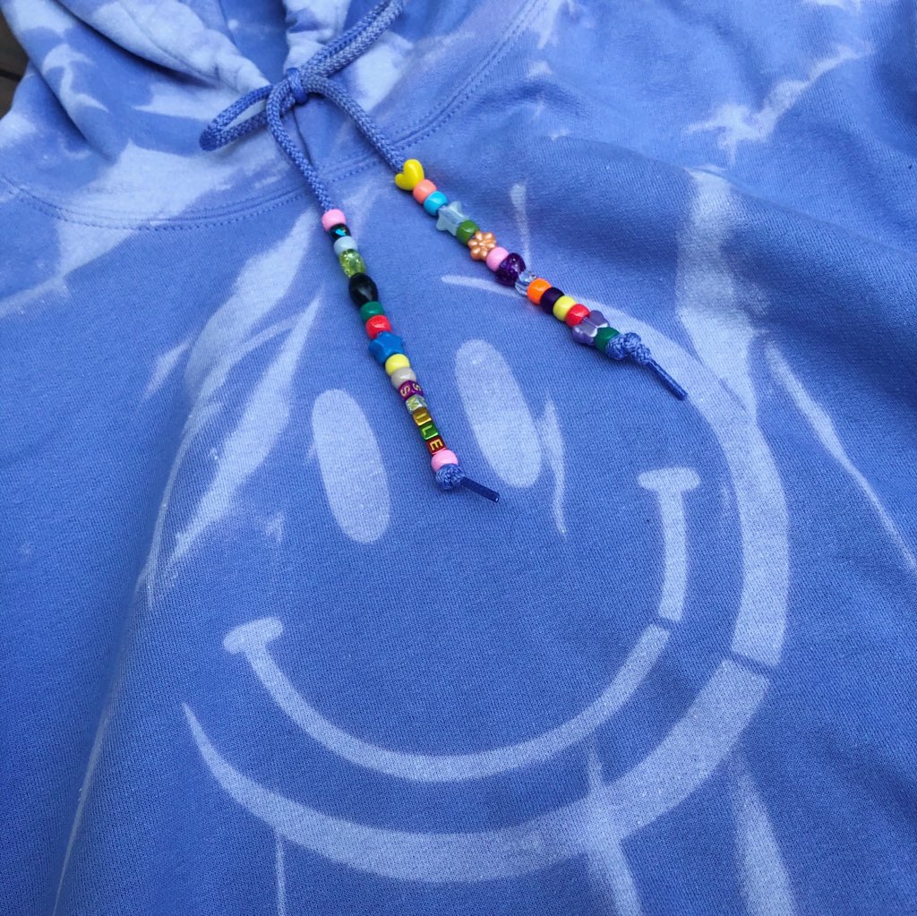 big smile marble hoodie
