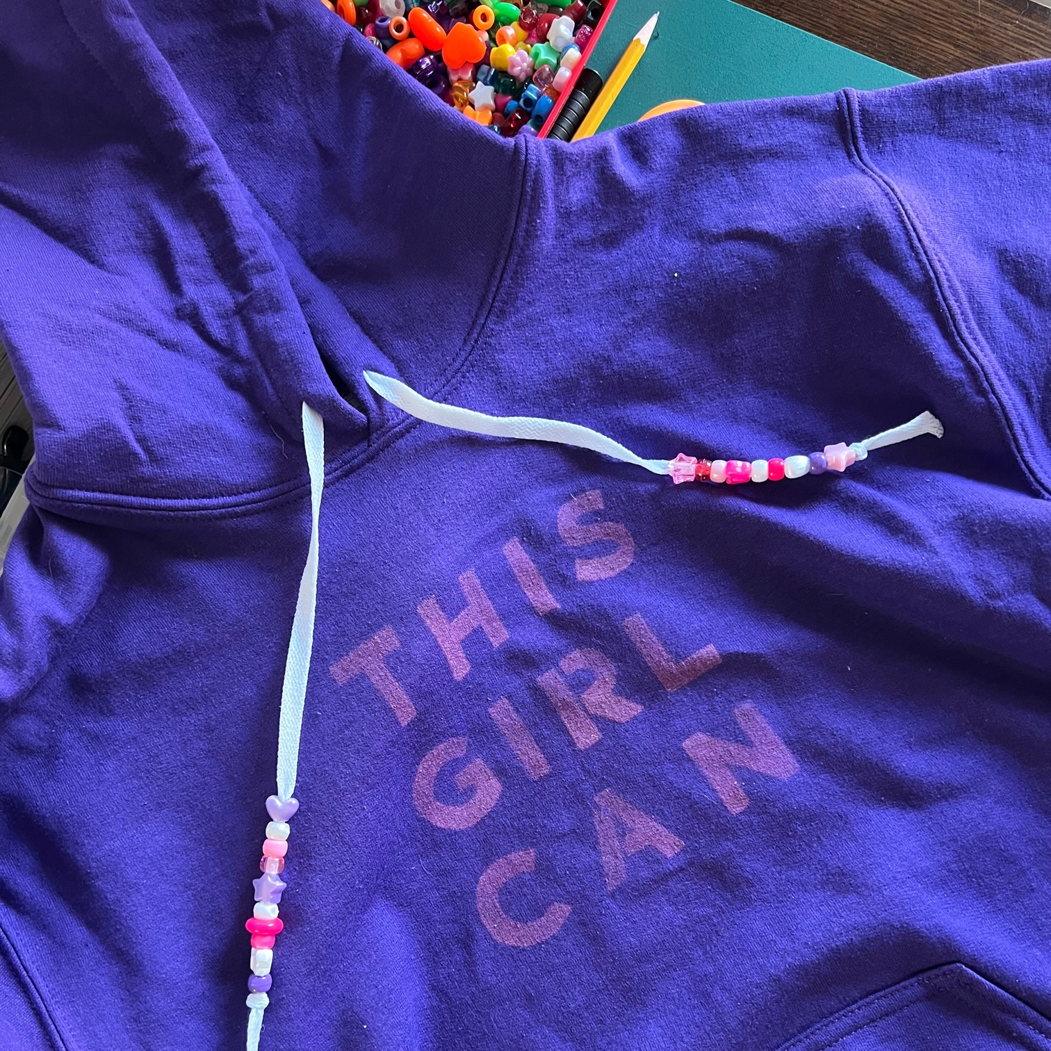 this girl can hoodie