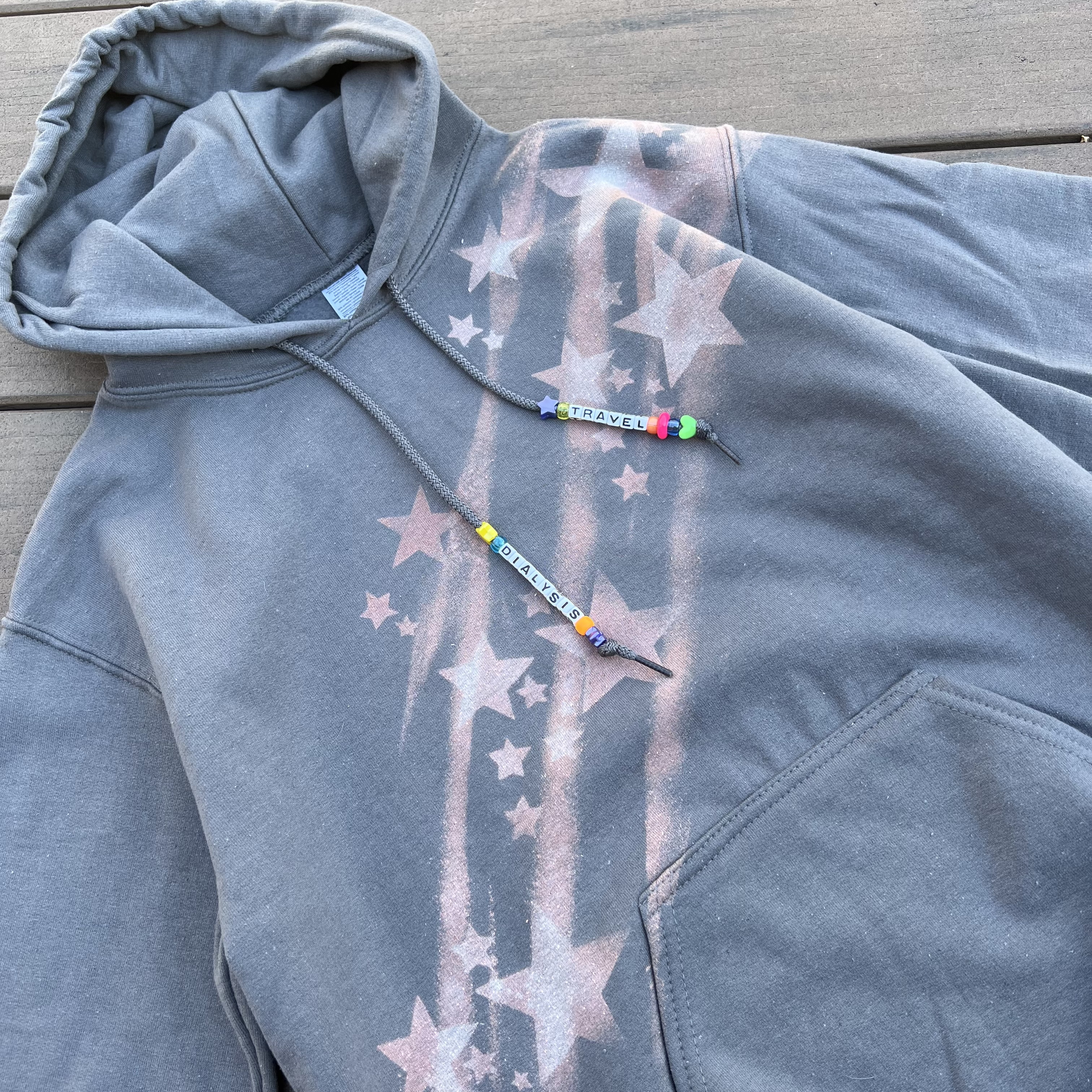 sunset stars hoodie